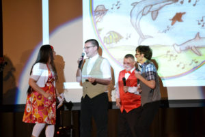 Students performing at Music Extravaganza 2017.