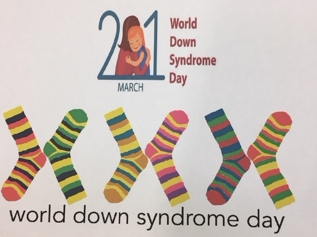 Today we Rocked our Socks for World Down Syndrome Day!